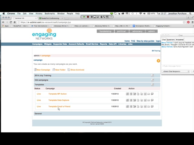 Webinar: Building Advocacy Campaigns