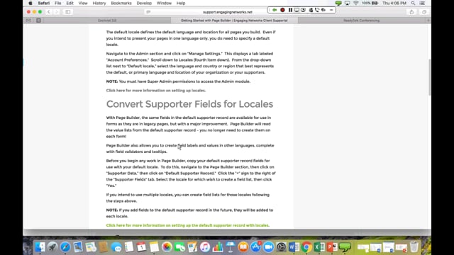 Creating Advocacy Pages in Engaging Networks With Page Builder