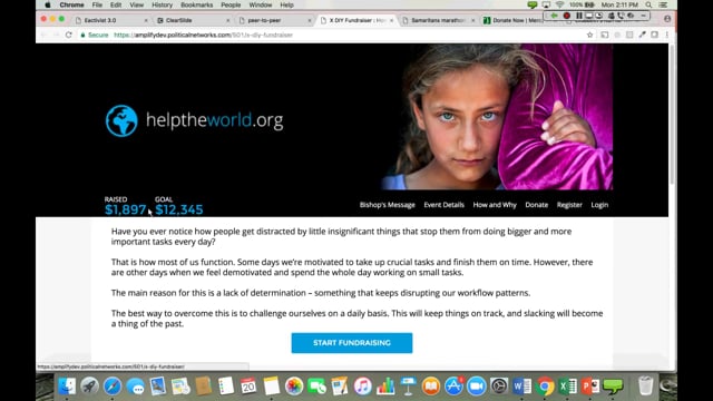 Webinar – Peer to Peer (March 20, 2017)