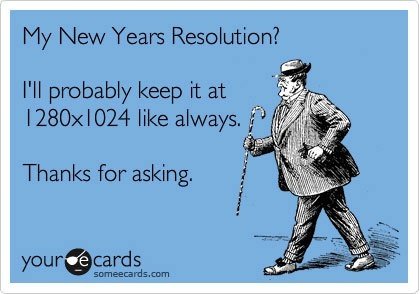 new years resolution