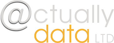 Image of the Actually Data logo. The organisation managing the integration.