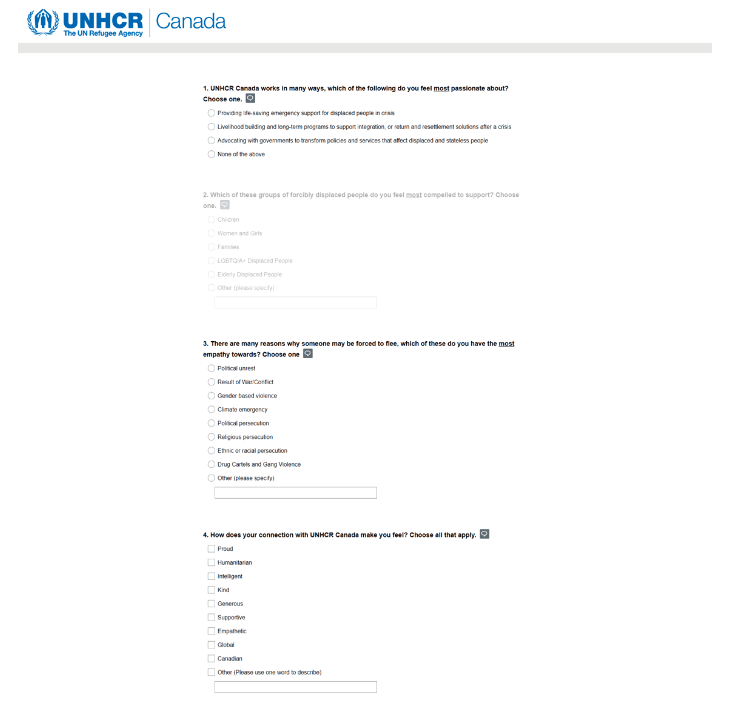 allow your supporters to give direct feedback in terms of what they like about your organization