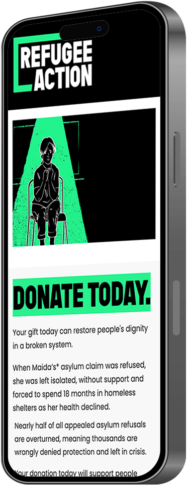 Optimized Donation Pages
