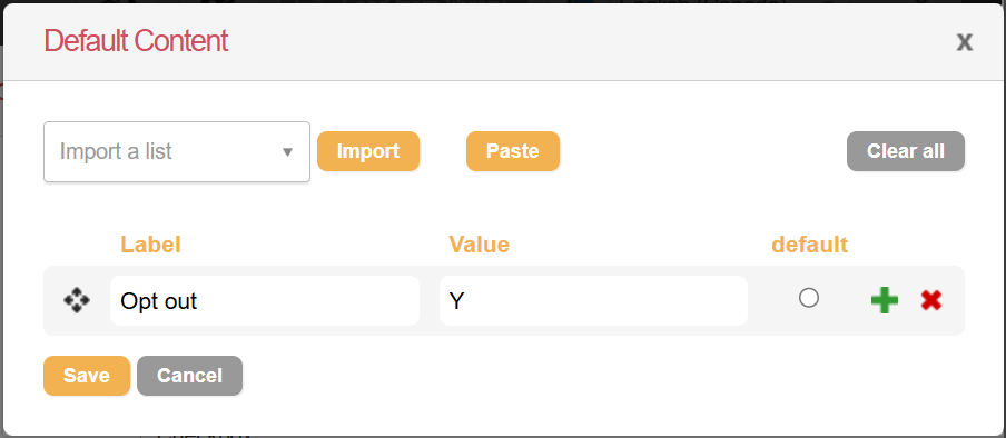 Opt-in configuration options in Engaging Networks